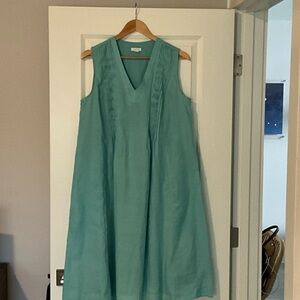 J. Jill Green Sleeveless  Midi Dress